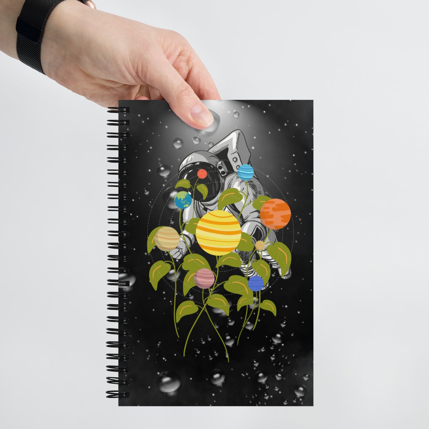 Searching for life in space - Spiral notebook