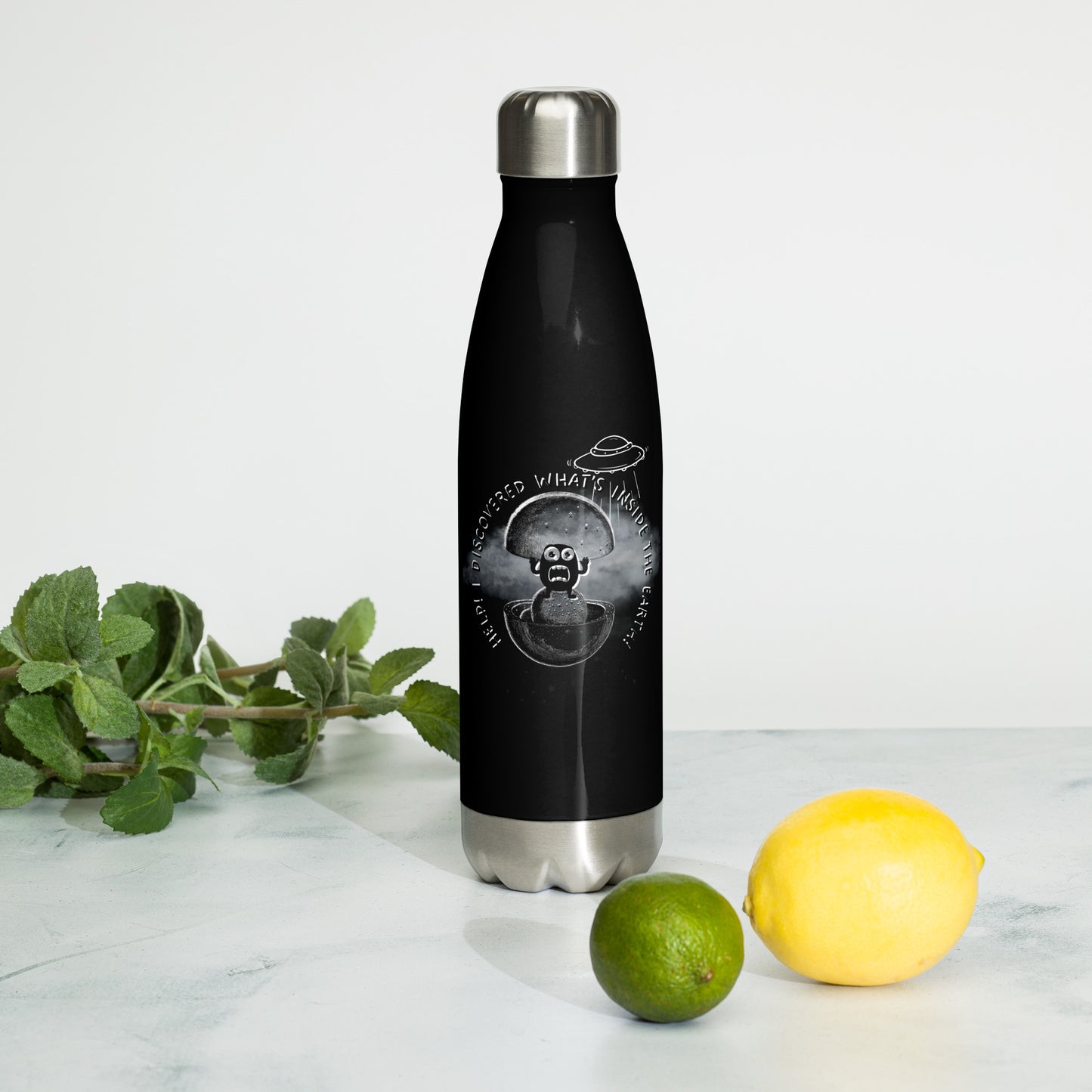 I discovered what's inside the Earth! - Stainless steel water bottle